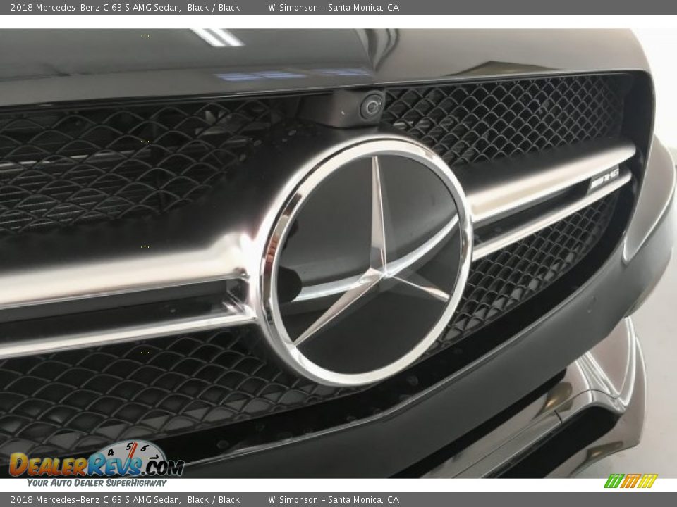2018 Mercedes-Benz C 63 S AMG Sedan Black / Black Photo #7