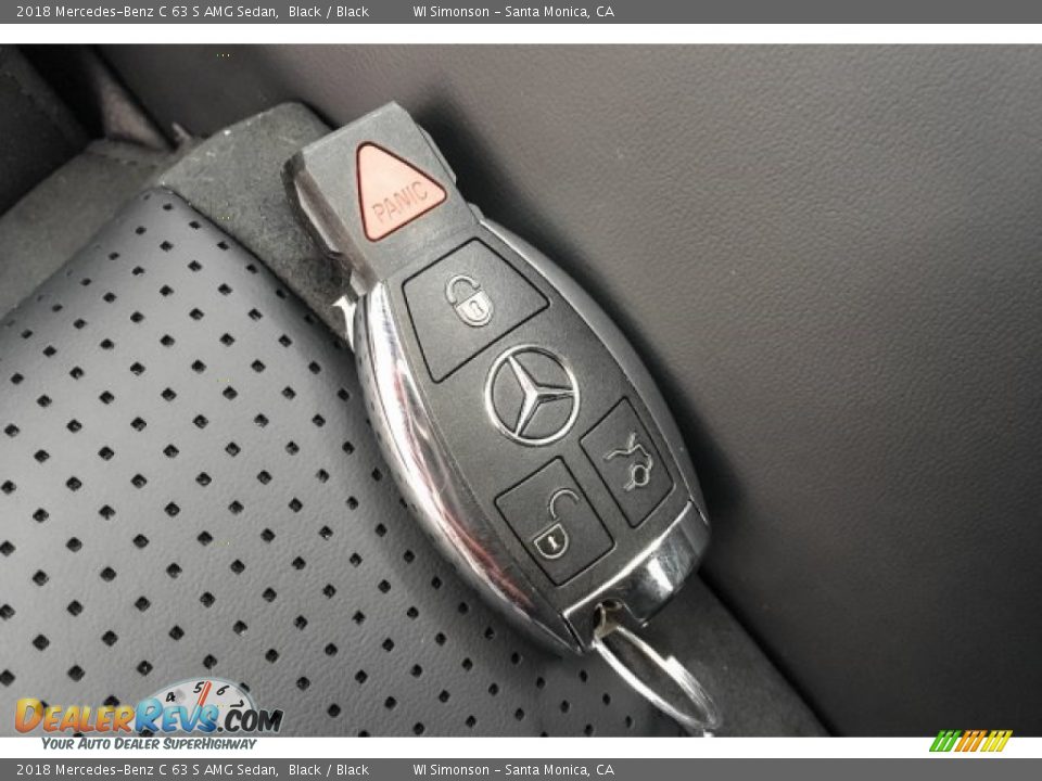 2018 Mercedes-Benz C 63 S AMG Sedan Black / Black Photo #11
