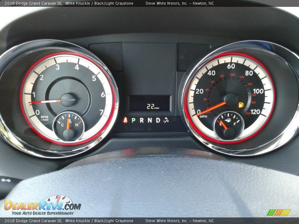 2018 Dodge Grand Caravan SE White Knuckle / Black/Light Graystone Photo #22