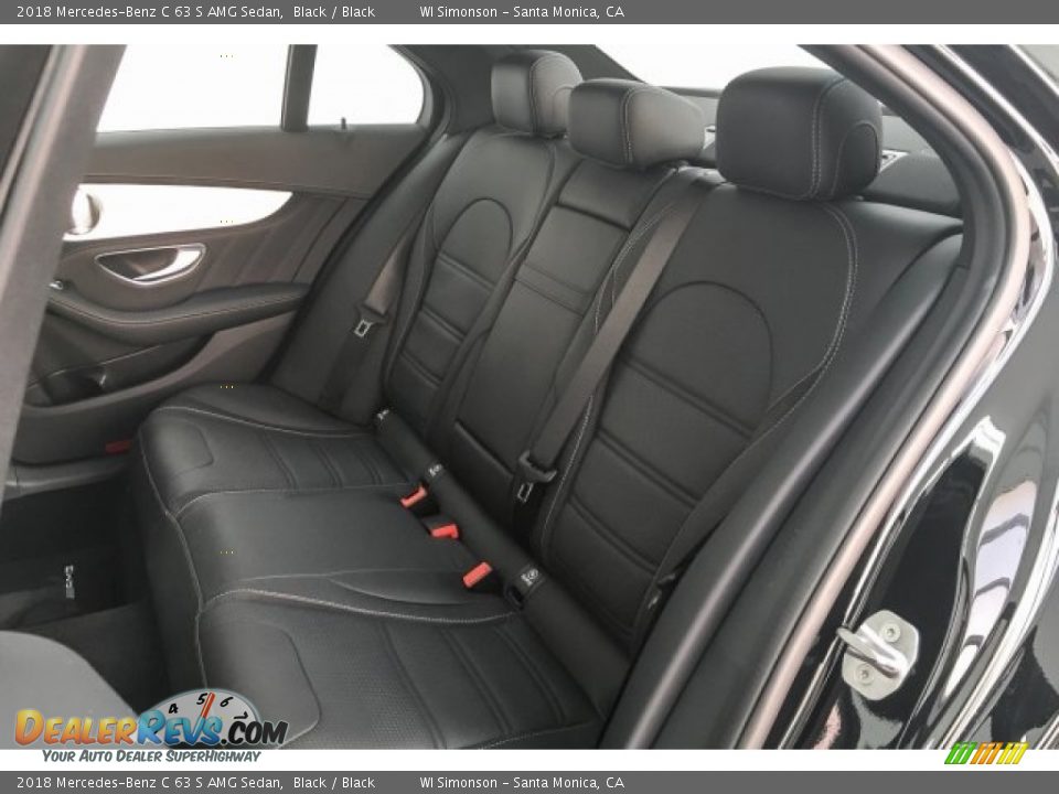 2018 Mercedes-Benz C 63 S AMG Sedan Black / Black Photo #17