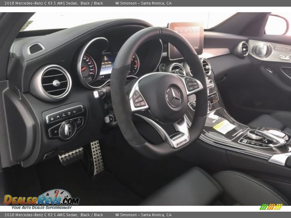 2018 Mercedes-Benz C 63 S AMG Sedan Black / Black Photo #21