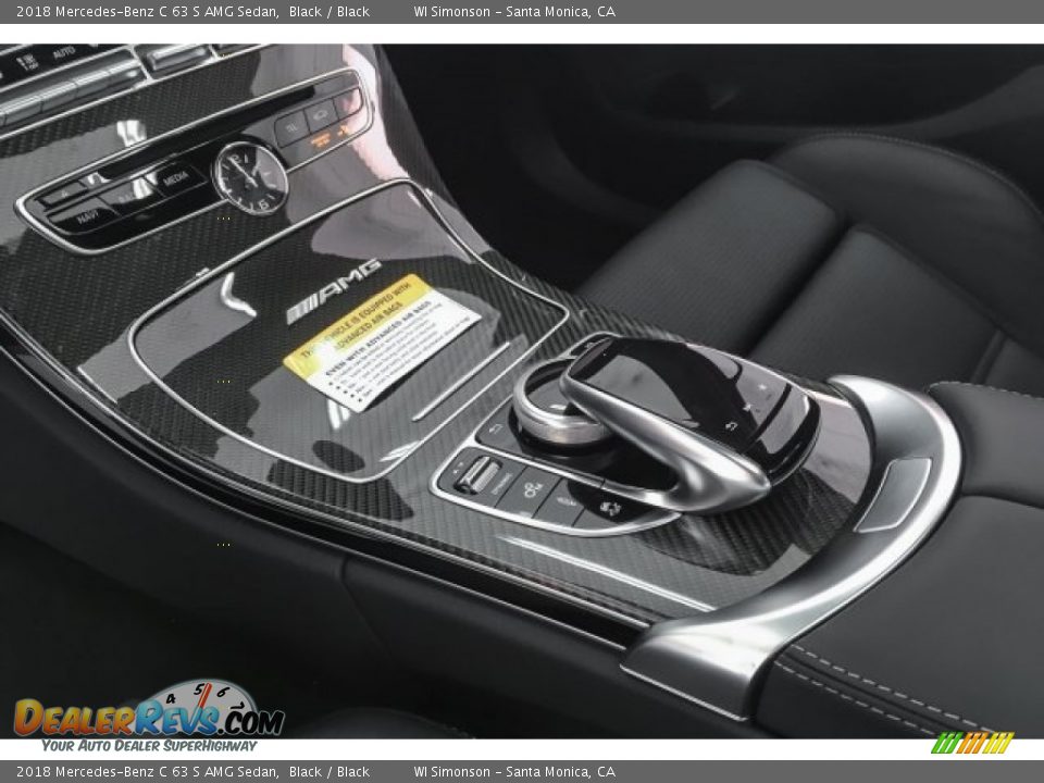 2018 Mercedes-Benz C 63 S AMG Sedan Black / Black Photo #22
