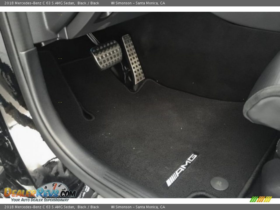 2018 Mercedes-Benz C 63 S AMG Sedan Black / Black Photo #23