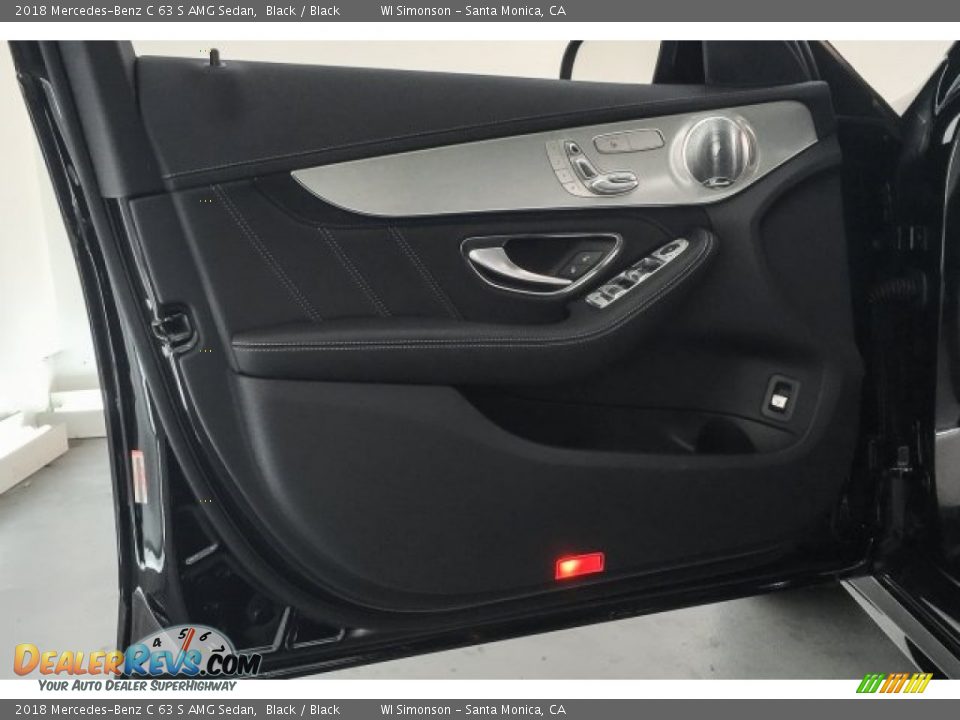 2018 Mercedes-Benz C 63 S AMG Sedan Black / Black Photo #25