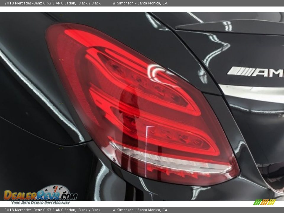 2018 Mercedes-Benz C 63 S AMG Sedan Black / Black Photo #26