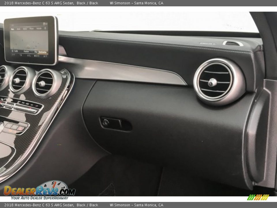 2018 Mercedes-Benz C 63 S AMG Sedan Black / Black Photo #28