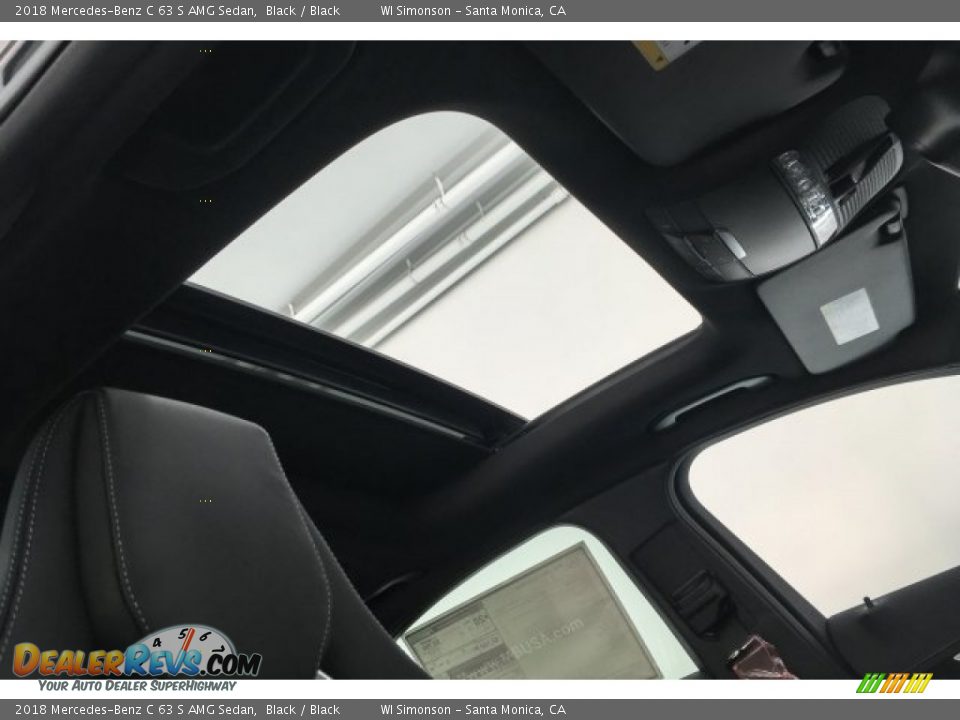 2018 Mercedes-Benz C 63 S AMG Sedan Black / Black Photo #29