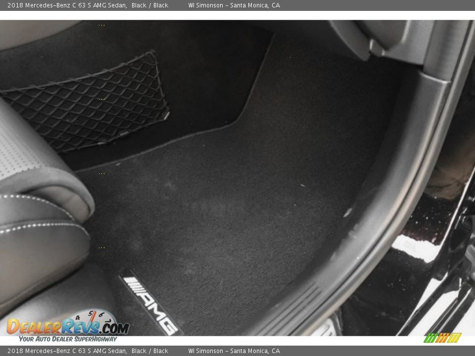 2018 Mercedes-Benz C 63 S AMG Sedan Black / Black Photo #30