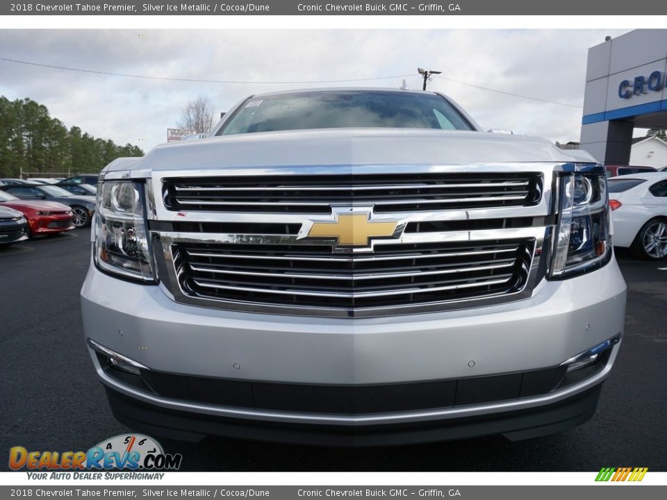 2018 Chevrolet Tahoe Premier Silver Ice Metallic / Cocoa/Dune Photo #2