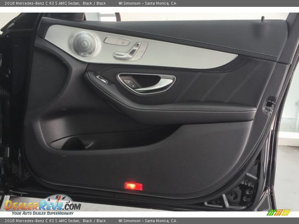 2018 Mercedes-Benz C 63 S AMG Sedan Black / Black Photo #31