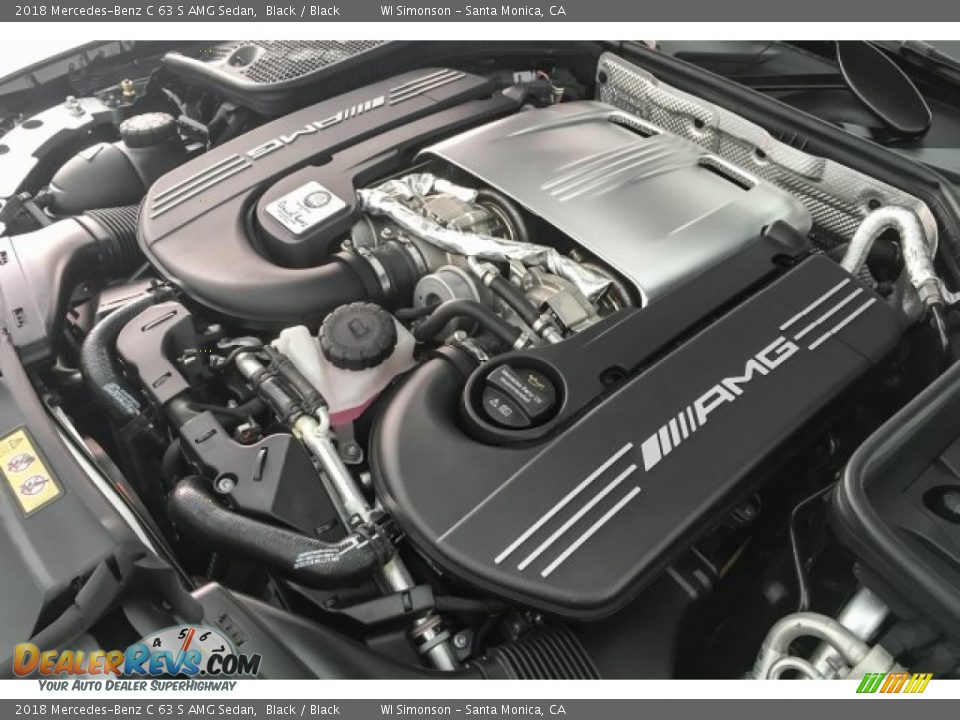 2018 Mercedes-Benz C 63 S AMG Sedan Black / Black Photo #32