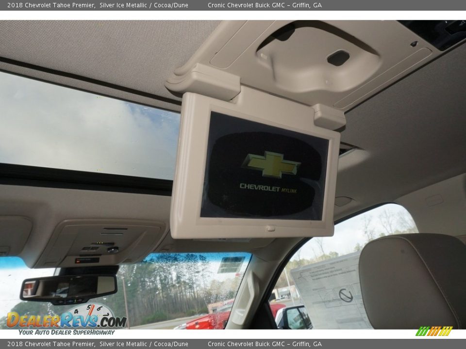 2018 Chevrolet Tahoe Premier Silver Ice Metallic / Cocoa/Dune Photo #7