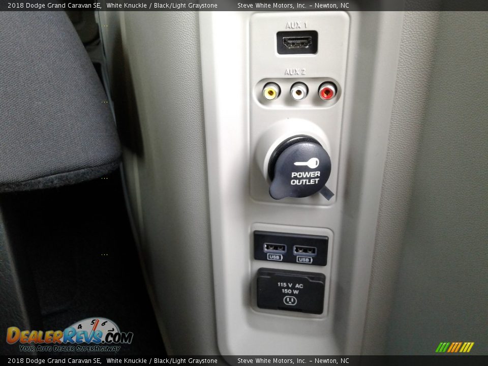 2018 Dodge Grand Caravan SE White Knuckle / Black/Light Graystone Photo #34