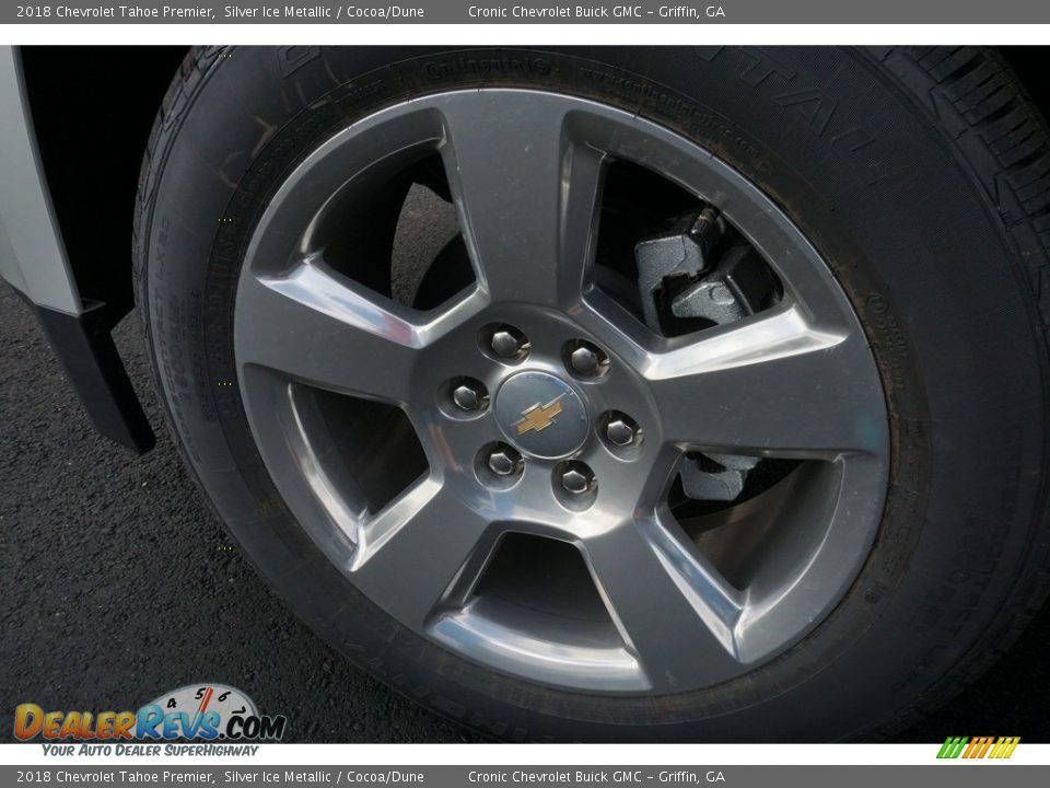 2018 Chevrolet Tahoe Premier Silver Ice Metallic / Cocoa/Dune Photo #9