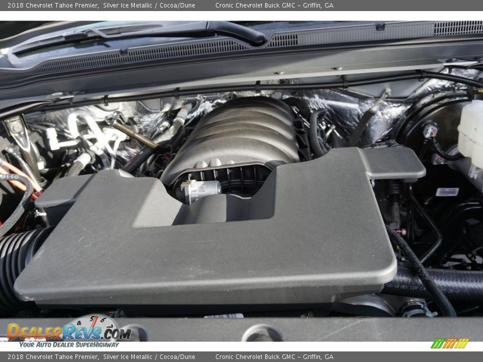 2018 Chevrolet Tahoe Premier Silver Ice Metallic / Cocoa/Dune Photo #10
