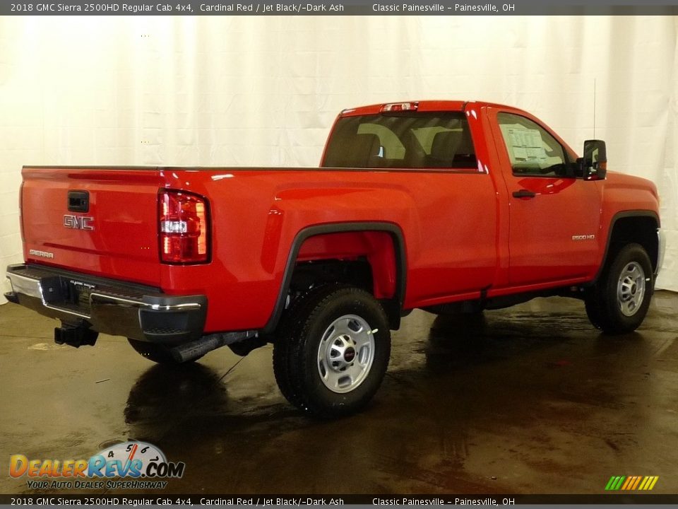 2018 GMC Sierra 2500HD Regular Cab 4x4 Cardinal Red / Jet Black/­Dark Ash Photo #2