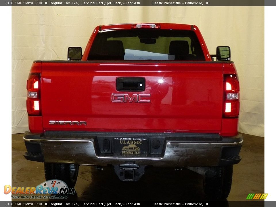 2018 GMC Sierra 2500HD Regular Cab 4x4 Cardinal Red / Jet Black/­Dark Ash Photo #3