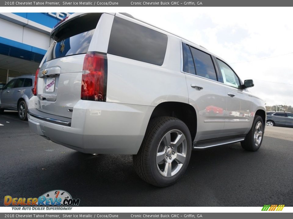 2018 Chevrolet Tahoe Premier Silver Ice Metallic / Cocoa/Dune Photo #12