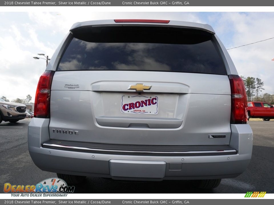2018 Chevrolet Tahoe Premier Silver Ice Metallic / Cocoa/Dune Photo #13