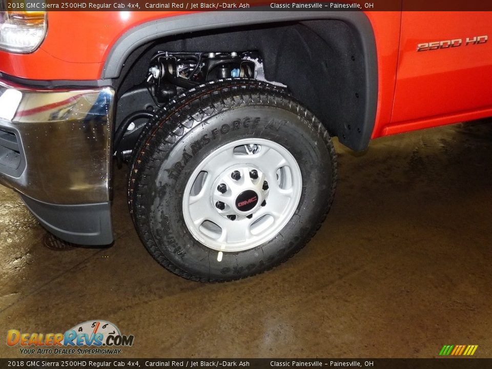 2018 GMC Sierra 2500HD Regular Cab 4x4 Cardinal Red / Jet Black/­Dark Ash Photo #5