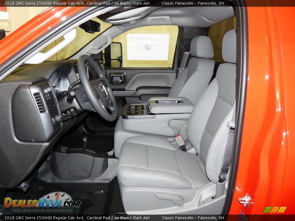 2018 GMC Sierra 2500HD Regular Cab 4x4 Cardinal Red / Jet Black/­Dark Ash Photo #6