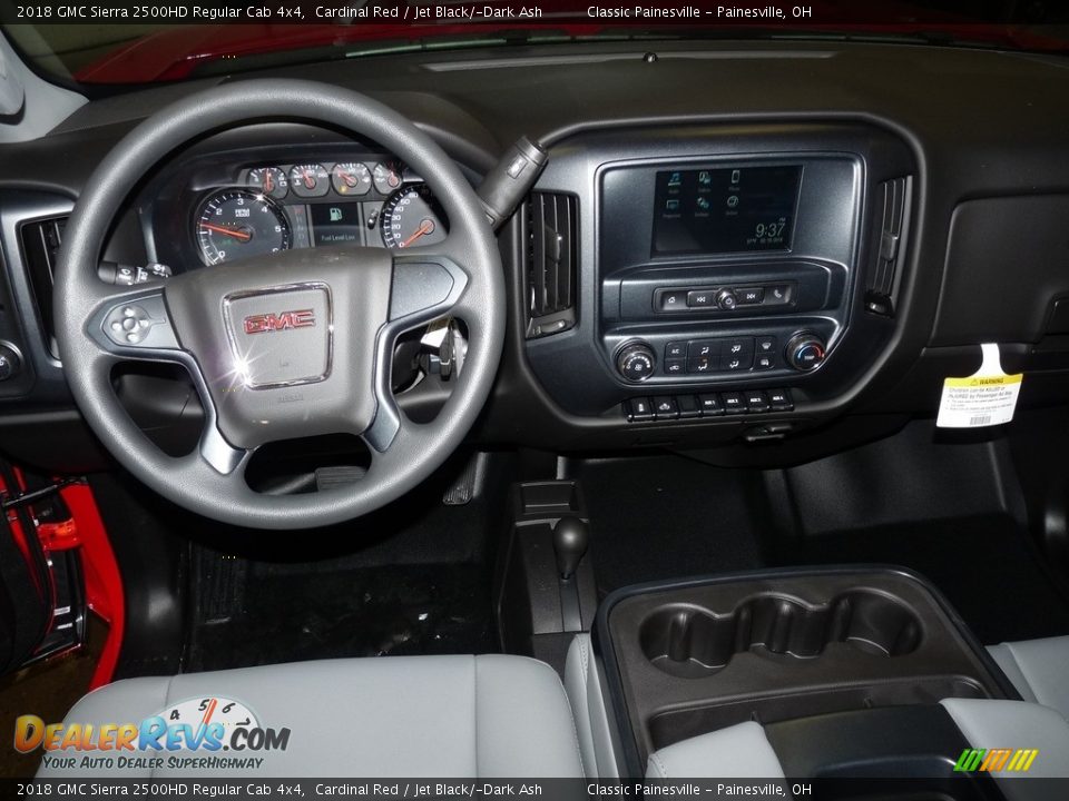 2018 GMC Sierra 2500HD Regular Cab 4x4 Cardinal Red / Jet Black/­Dark Ash Photo #7