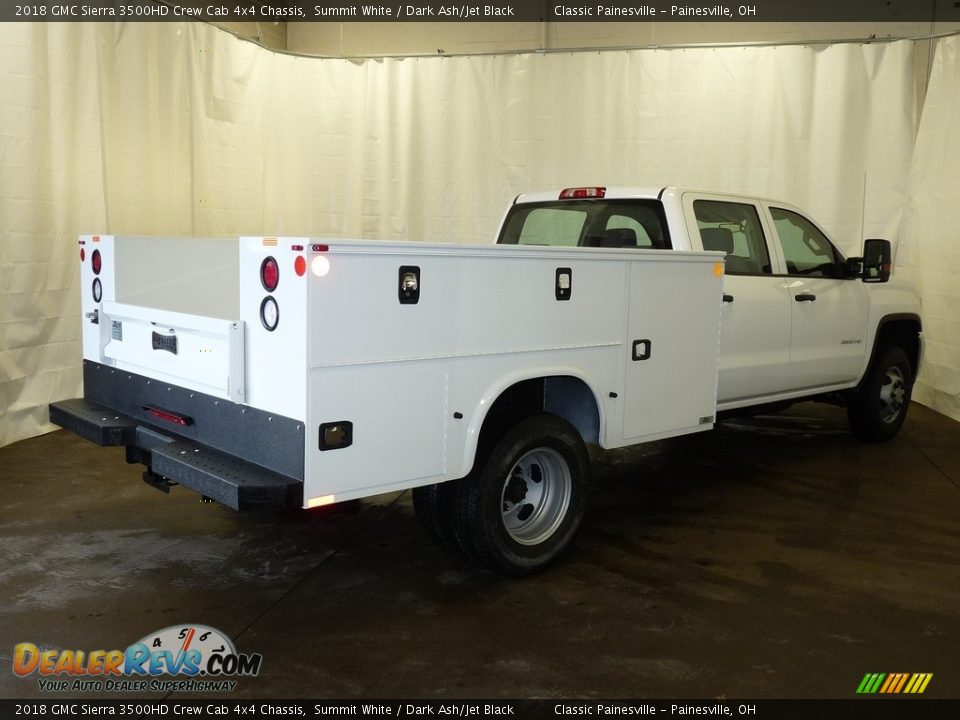 2018 GMC Sierra 3500HD Crew Cab 4x4 Chassis Summit White / Dark Ash/Jet Black Photo #2