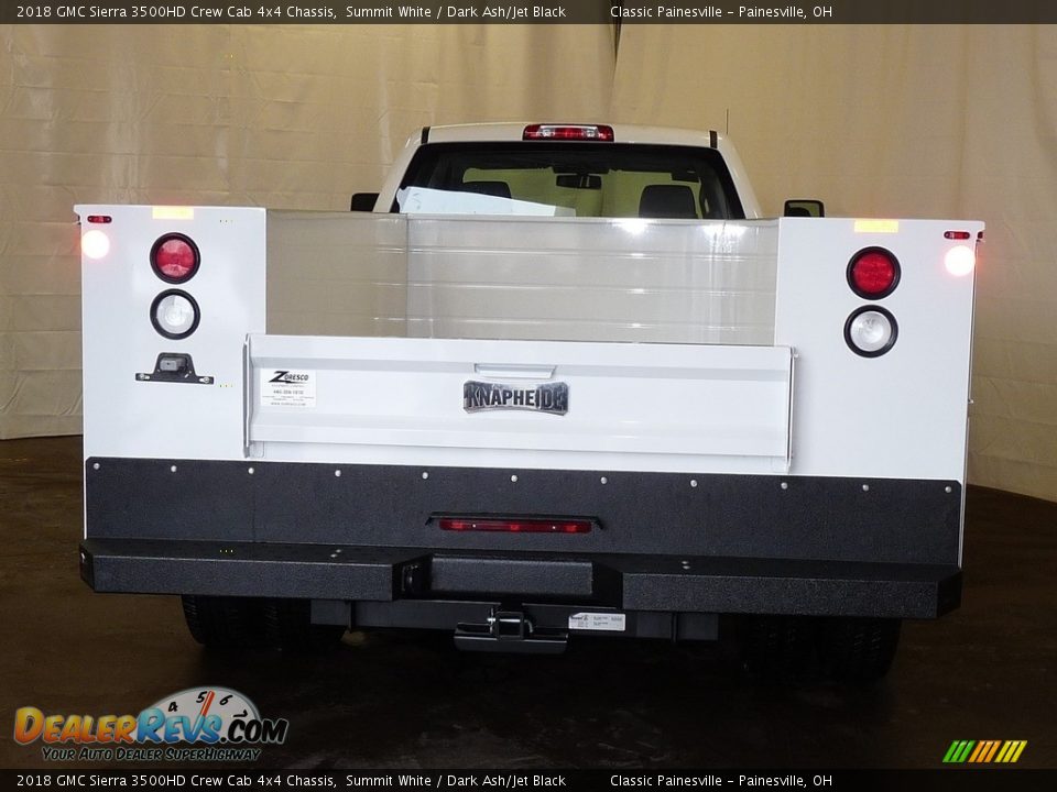 2018 GMC Sierra 3500HD Crew Cab 4x4 Chassis Summit White / Dark Ash/Jet Black Photo #3