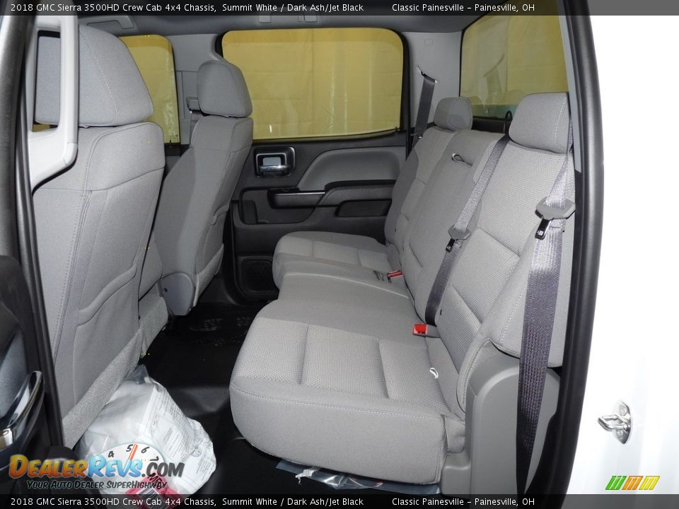 2018 GMC Sierra 3500HD Crew Cab 4x4 Chassis Summit White / Dark Ash/Jet Black Photo #8