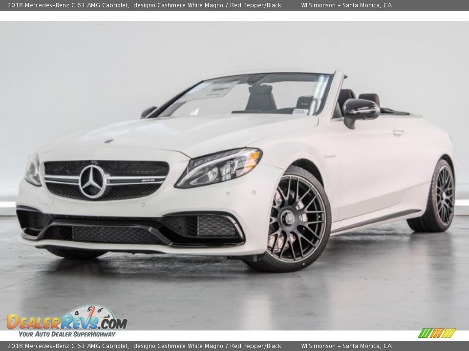 Front 3/4 View of 2018 Mercedes-Benz C 63 AMG Cabriolet Photo #15