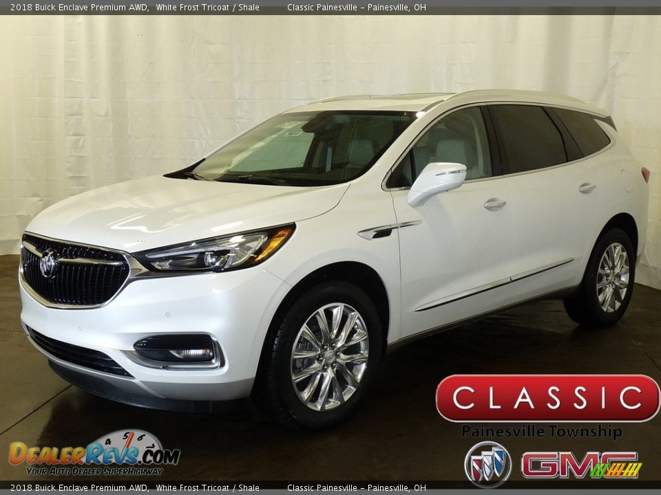 2018 Buick Enclave Premium AWD White Frost Tricoat / Shale Photo #1