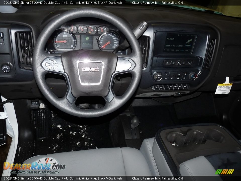 2018 GMC Sierra 2500HD Double Cab 4x4 Summit White / Jet Black/­Dark Ash Photo #10