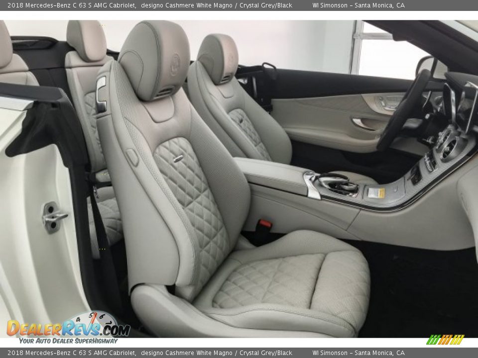 Crystal Grey/Black Interior - 2018 Mercedes-Benz C 63 S AMG Cabriolet Photo #6
