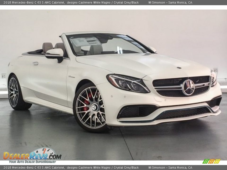 Front 3/4 View of 2018 Mercedes-Benz C 63 S AMG Cabriolet Photo #12