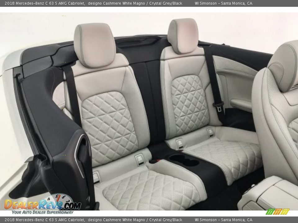 Rear Seat of 2018 Mercedes-Benz C 63 S AMG Cabriolet Photo #13