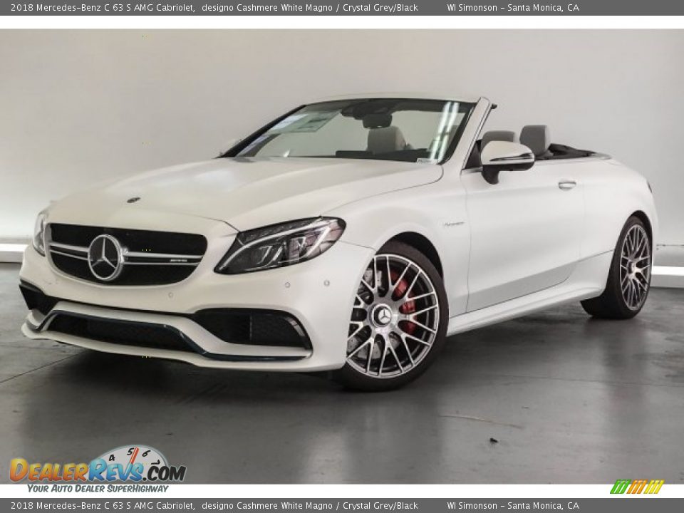 designo Cashmere White Magno 2018 Mercedes-Benz C 63 S AMG Cabriolet Photo #14