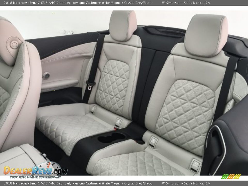 Rear Seat of 2018 Mercedes-Benz C 63 S AMG Cabriolet Photo #15