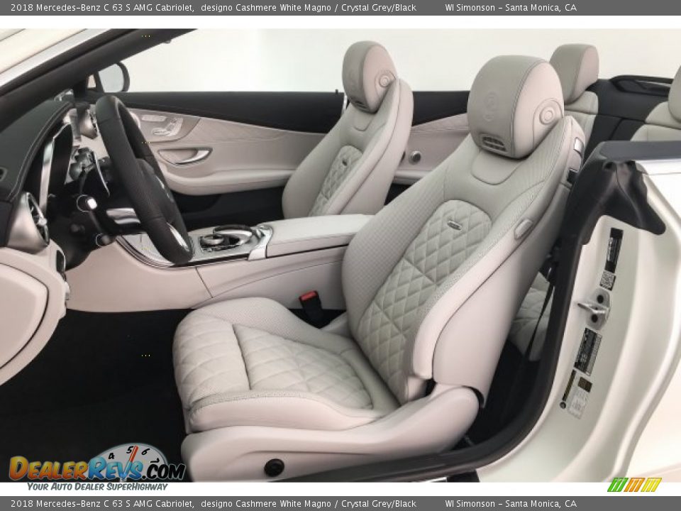 Front Seat of 2018 Mercedes-Benz C 63 S AMG Cabriolet Photo #16