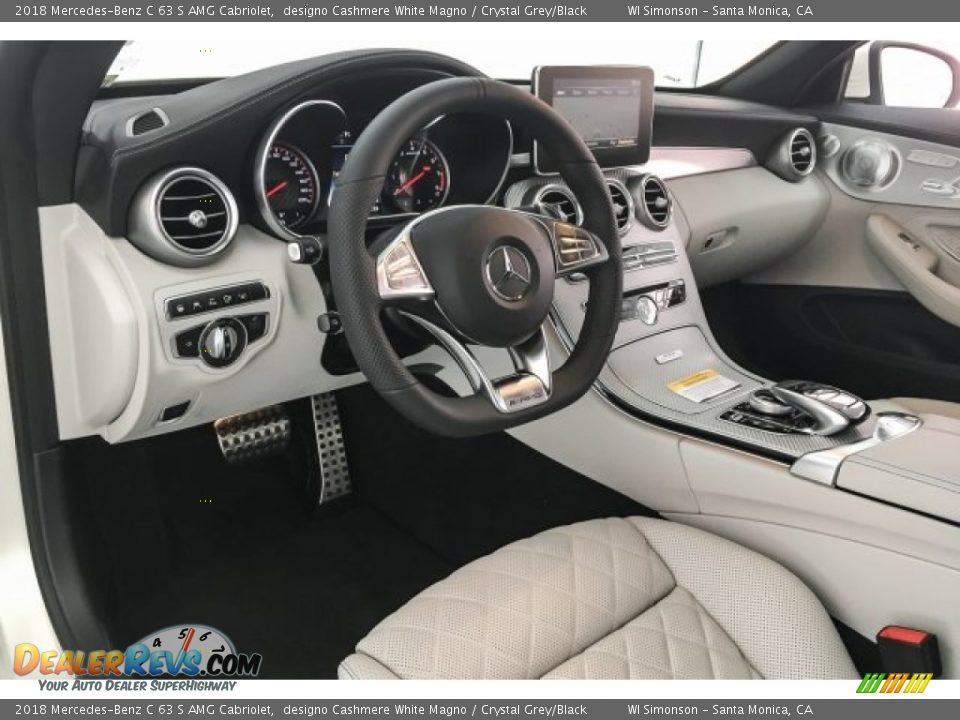 Dashboard of 2018 Mercedes-Benz C 63 S AMG Cabriolet Photo #20