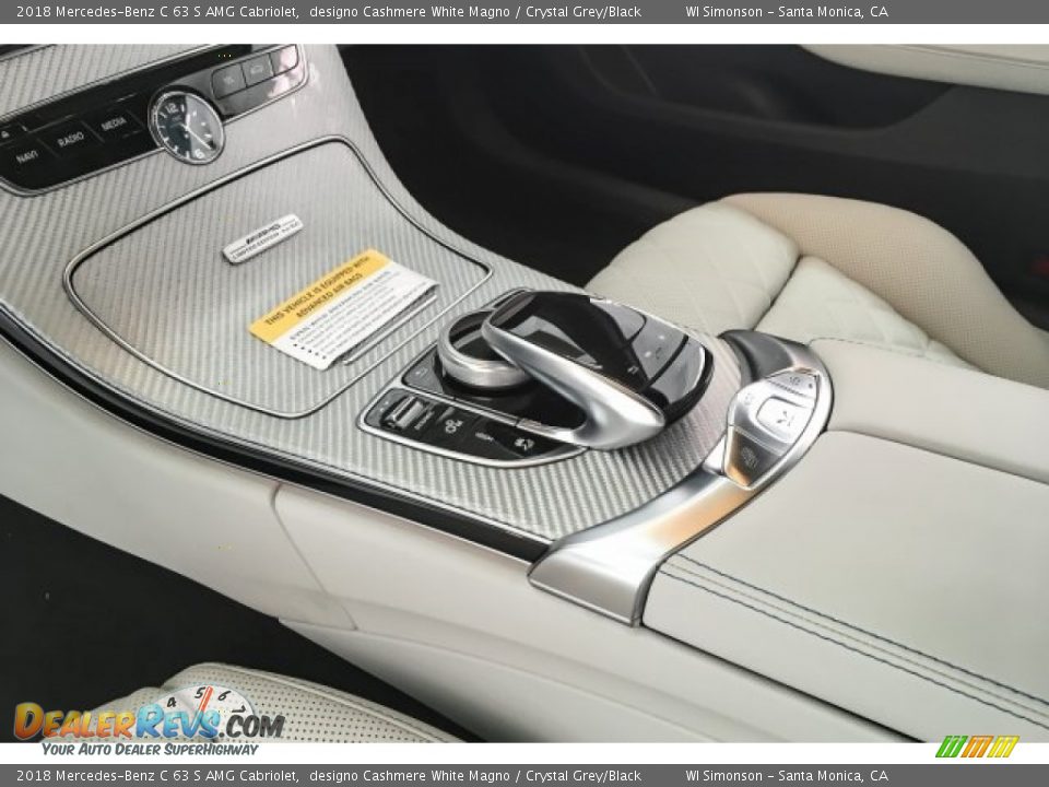 Controls of 2018 Mercedes-Benz C 63 S AMG Cabriolet Photo #21