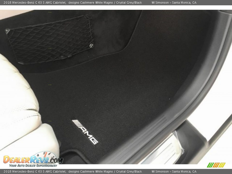 2018 Mercedes-Benz C 63 S AMG Cabriolet designo Cashmere White Magno / Crystal Grey/Black Photo #30