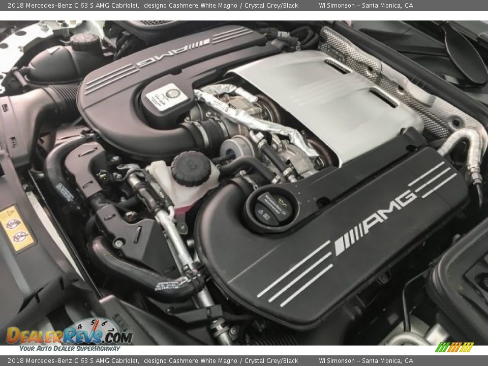 2018 Mercedes-Benz C 63 S AMG Cabriolet 4.0 Liter AMG biturbo DOHC 32-Valve VVT V8 Engine Photo #32