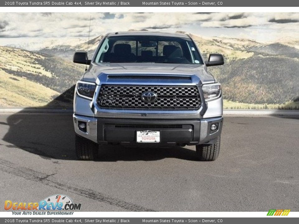 2018 Toyota Tundra SR5 Double Cab 4x4 Silver Sky Metallic / Black Photo #2