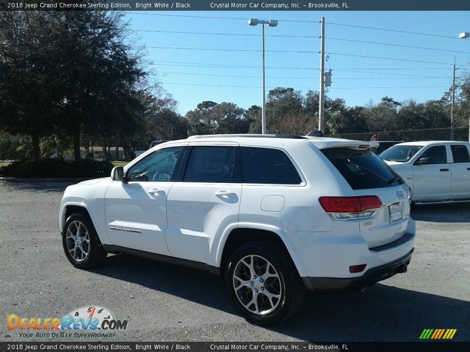 2018 Jeep Grand Cherokee Sterling Edition Bright White / Black Photo #3