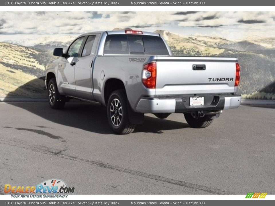 2018 Toyota Tundra SR5 Double Cab 4x4 Silver Sky Metallic / Black Photo #3