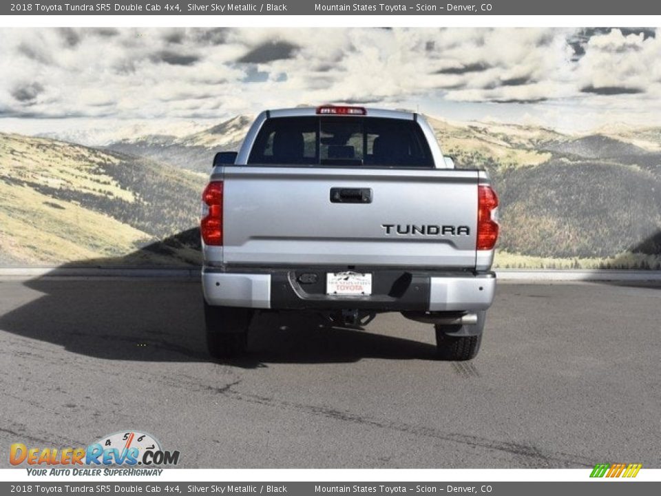2018 Toyota Tundra SR5 Double Cab 4x4 Silver Sky Metallic / Black Photo #4