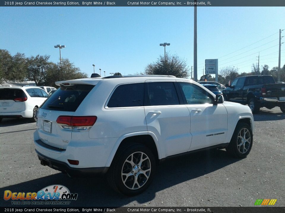 2018 Jeep Grand Cherokee Sterling Edition Bright White / Black Photo #5