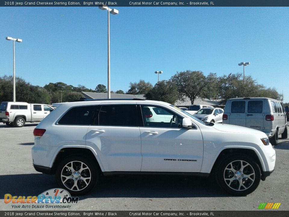 2018 Jeep Grand Cherokee Sterling Edition Bright White / Black Photo #6