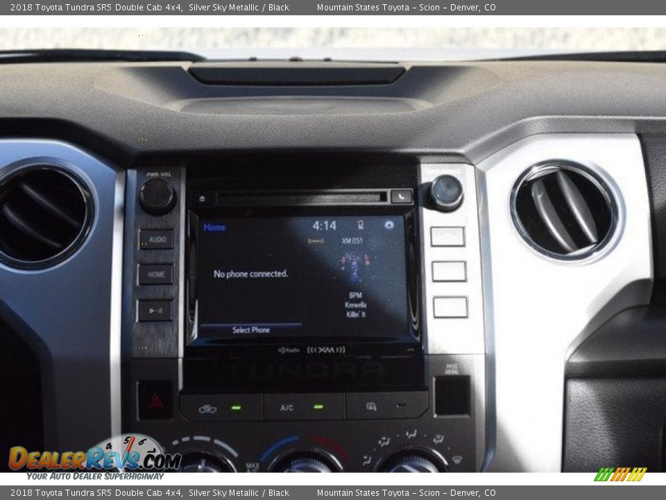 2018 Toyota Tundra SR5 Double Cab 4x4 Silver Sky Metallic / Black Photo #9