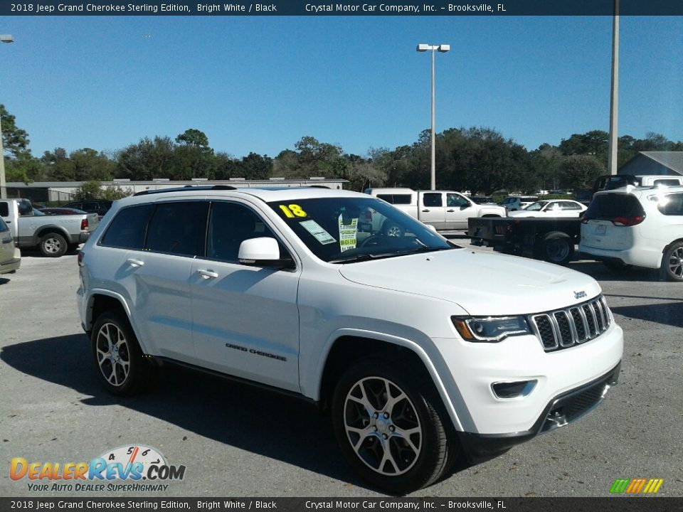 2018 Jeep Grand Cherokee Sterling Edition Bright White / Black Photo #7